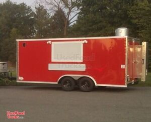 2024 18' Titan Kitchen Food Concession Trailer with Fire Suppression System