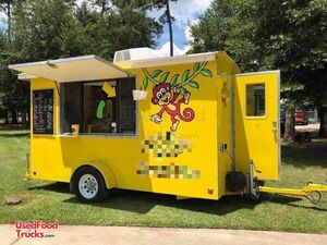 Turnkey Used 2013 Sno-Pro 6' x 12' Shaved Ice Concession Trailer.