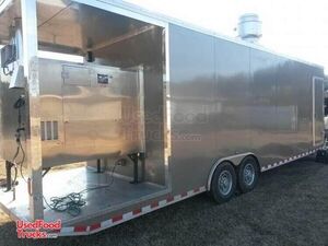 2014 WorldWide 8.6' x 36' Barbecue Concession Trailer with Porch.
