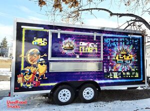 2025 8' x 16' Food Concession Trailer Mobile Kitchen w/ Pro Fire System