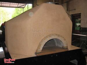 Custom Built Wood Fired Brick Pizza Oven on 15' Trailer