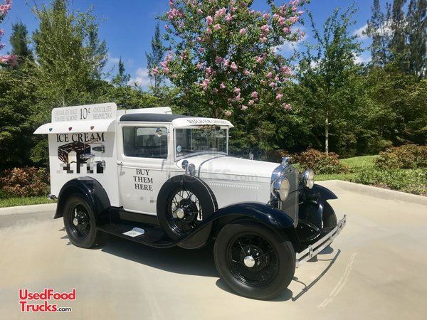 Fully Restored Vintage 1931 - Ford Model A Ice Cream Truck