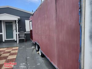 2023 7.6' x 20' Kitchen Food Concession Trailer with Porch + Pro Fire System