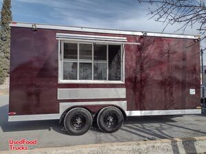 New -  2023 8' x 18' Mobile Kitchen Food Concession Trailer.