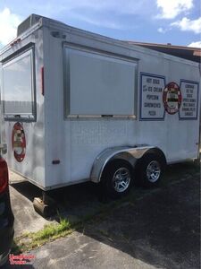 2012 - 7' x 14' Ice Cream and Hot Dog Concession Trailer.