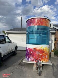 8' x 5' Snowie Shaved Ice Building 2013 Snowball Raspados Concession Stand Kiosk