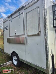 Single Axle Food Concession Trailer Mobile Vending Unit