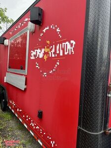 2022 Anvil 8.5' x 23' Barbecue Kitchen Food Concession Vending Trailer with Smoker