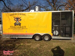 For Sale Used 2013 BBQ Trailer with Smoker Porch