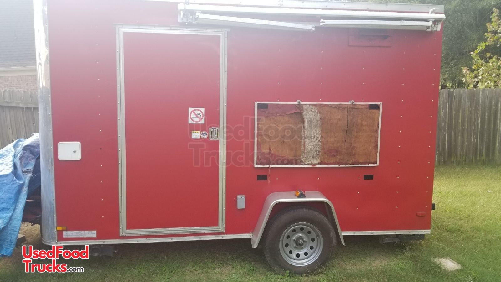 2015 Food Concession Trailer / Used 6' x 12' Mobile Kitchen Unit