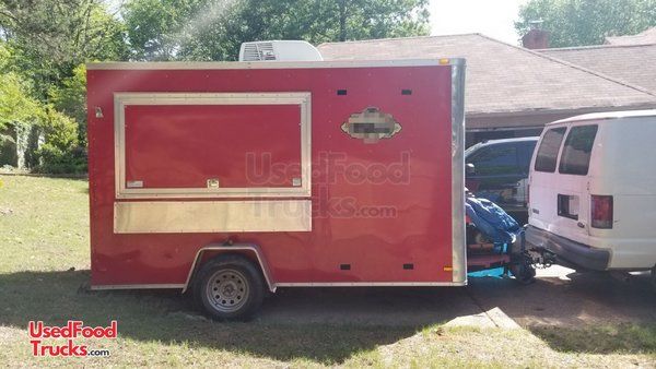 2015 Food Concession Trailer / Used 6' x 12' Mobile Kitchen Unit