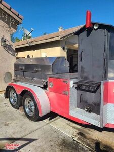 Well-Equipped 2010 Custom Open BBQ Smoker Tailgating Trailer