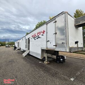 (2) 48' Interconnecting Mobile Commercial Kitchen Food Concession Trailers
