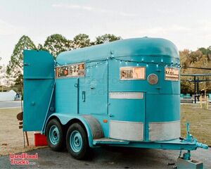 Remodeled 1978 5' x 9' Vintage 2-Horse Concession Trailer / Mobile Vending Unit