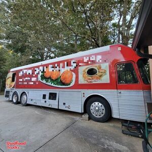 Live Aboard Bus Life Adventure Food Truck- Silver Eagle Motor Coach Food Truck Conversion Diesel.