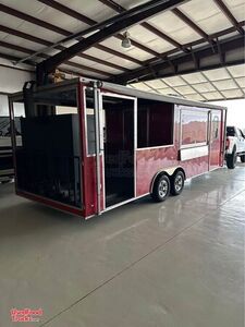 Very Lightly Used 2017 Mobile Barbecue Food Trailer with Porch.