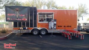 2016 - 8.5' x 24' BBQ/Food Concession Trailer with Porch