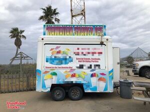 7' x 10' - Snow Wizard Shaved Ice Concession Trailer