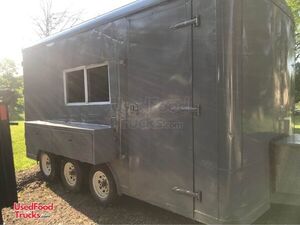 Freshly Painted Barbecue Concession Trailer / Mobile Barbeque Unit.
