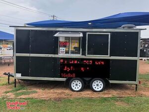 2019 - 8' x 16' Lightly Used Mobile Kitchen Food Concession Trailer