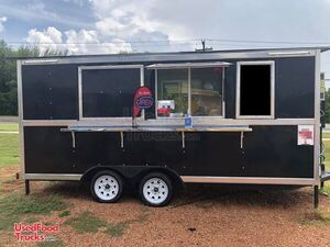 2019 - 8' x 16' Lightly Used Mobile Kitchen Food Concession Trailer.