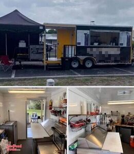 2020 Covered Wagon 6' x 12' Coffee Concession Trailer with Porch / Mobile Cafe.