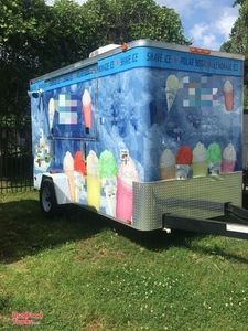 2013-6' x 12' Turnkey Shaved Ice Concession Trailer