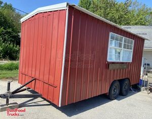 2019 7' x 13' Shaved Ice Concession Trailer Snowball + Food Vending Trailer.