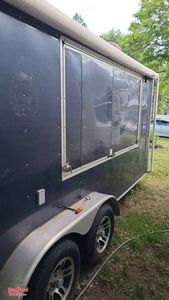 2013 7' x 22' Freedom 2000 Series Concession Trailer with Porch.