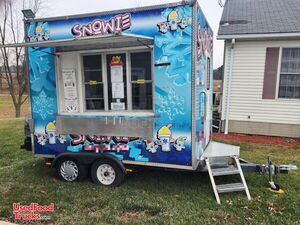 Recently Wrapped 2017 - 8' x 10' Snow Cone Trailer | Shaved Ice Unit