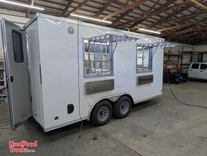 New Build 2025 8' x 16' Kitchen Food Concession Trailer with Pro Fire System