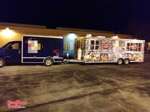 2017 - 8.5' x 24' Food Concession Trailer with truck
