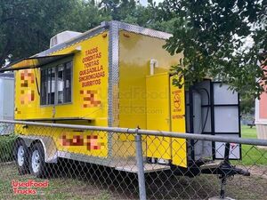 2018 7' x 14' Used Mobile Kitchen / Food Concession Trailer - Works Great