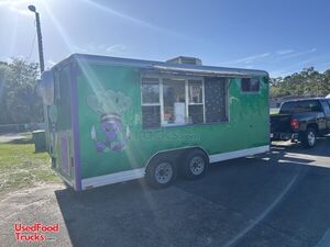 2007 8' x 16' Wells Cargo Kitchen Food Concession Trailer with Fire Suppression