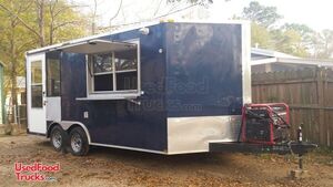 2015 - 8.5' x 17' BBQ Concession Trailer with Porch