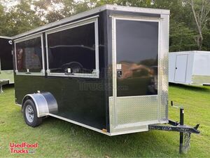 DIY Partly Finished 2021 - 6' x 12' Empty Mobile Food Concession Trailer.
