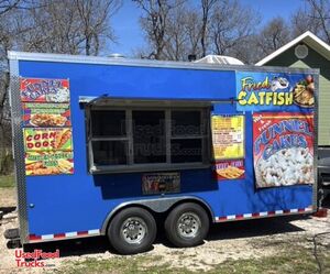 NEW - 2026 8.5' x 16' Worldwide Kitchen Food Concession Trailer with Fire Suppression