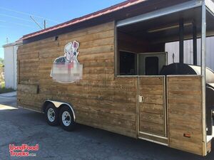2013 - 8.6' x 24' BBQ Concession Trailer with Porch.
