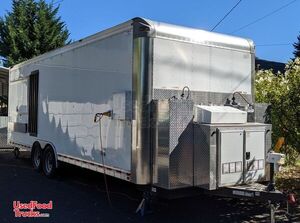 2018 8' x 24' Mobile Kitchen Trailer with Ansul Fire Suppression System.