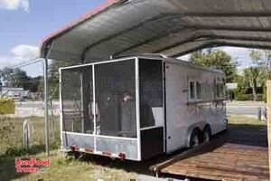 20 x 8 BBQ ConcessionTrailer with Built B. Q. Grills