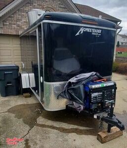 Like New - 2021 - 6' x 12' Homesteader Mobile Food Concession Trailer | Street Vending Trailer