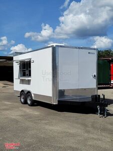 Brand New 2022 - 8.5' x 16' Empty Mobile Food Concession Trailer
