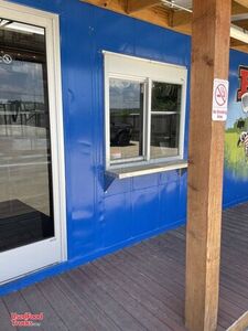 2008 8' x 40' Refrigerated Container to BBQ Concession Stand Mobile Kitchen Conversion w/ Bathroom