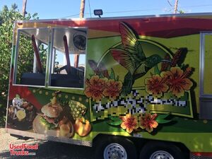 2018 8' x 18' Barbecue Kitchen Concession Trailer with HCD Insignia + Pro Fire System