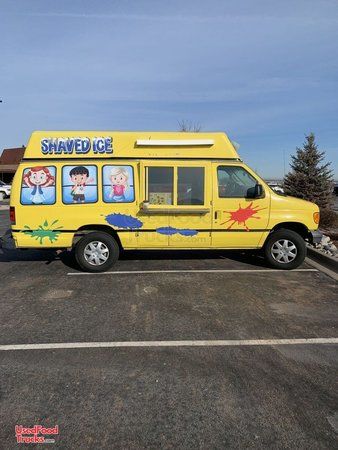 2006 - 22' Ford Econoline Van Snowie Shaved Ice/ Ice Cream Truck Turnkey Snowball Business.