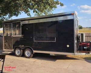 2021 - 18' Mobile Kitchen Food Trailer with Porch and Pro-Fire
