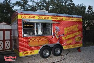 16.5' x 8' Hot Dog / Food Concession Trailer