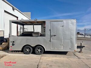 Versatile - Barbecue Food Concession Trailer with Porch Mobile Vending Unit