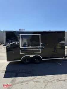 2025 8.5' x 16' Kitchen Food Concession Trailer with Pro Fire System
