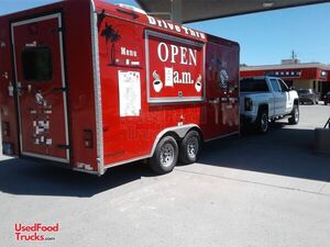 2015 8' x 18' Cargo Craft Expedition Coffee Concession Trailer/Mobile Food Unit.
